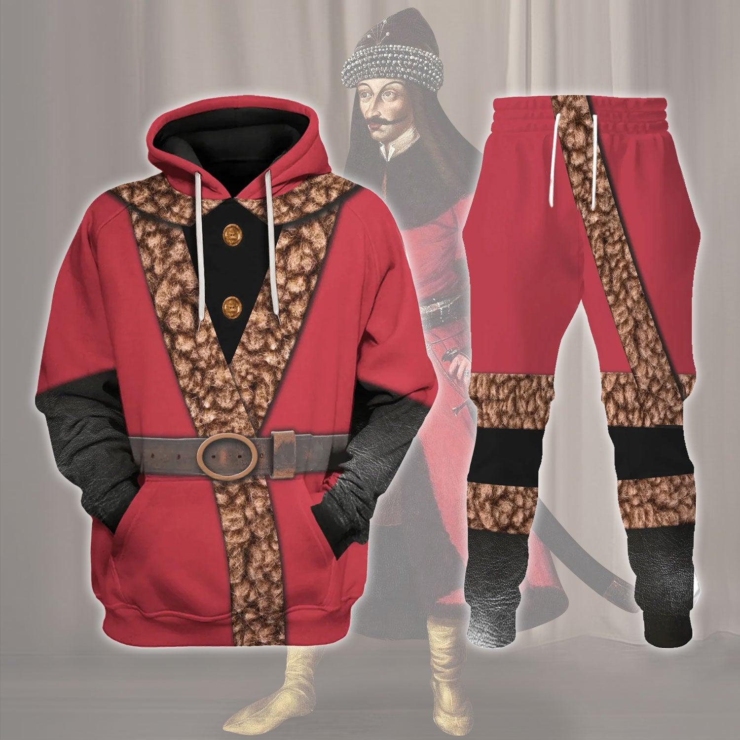 Gearhomie Vlad the Impaler Costume Hoodie Sweatshirt T-Shirt Tracksuit - Gearhomie.com