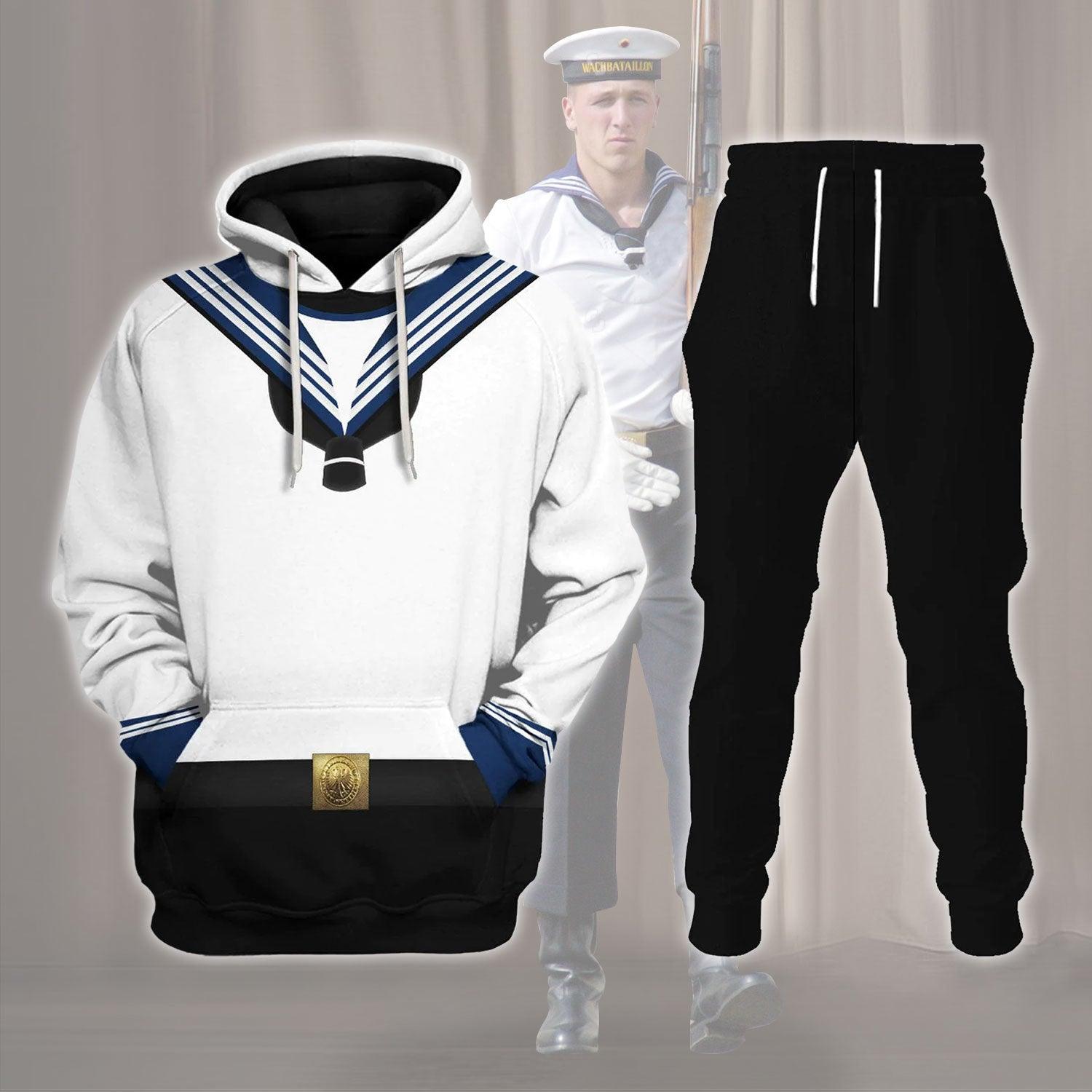 Gearhomie Wachbataillon Personnel In Navy Uniforms Greet Costume Hoodie Sweatshirt T-Shirt Tracksuit - Gearhomie.com