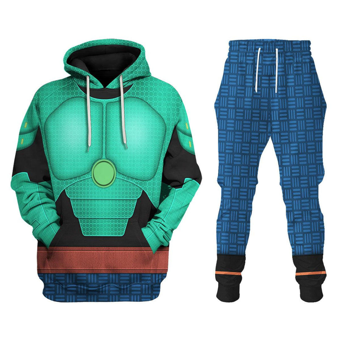 Gearhomie Wasabi Super Armor Cosplay Costume Hoodie Sweatshirt T-Shirt Sweatpants - Gearhomie.com