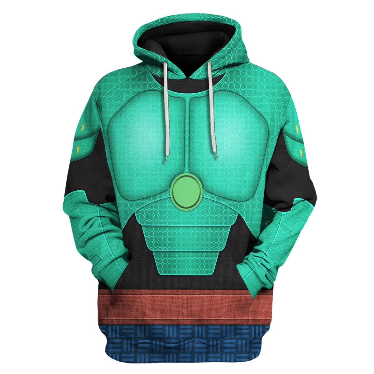 Gearhomie Wasabi Super Armor Cosplay Costume Hoodie Sweatshirt T-Shirt Sweatpants - Gearhomie.com