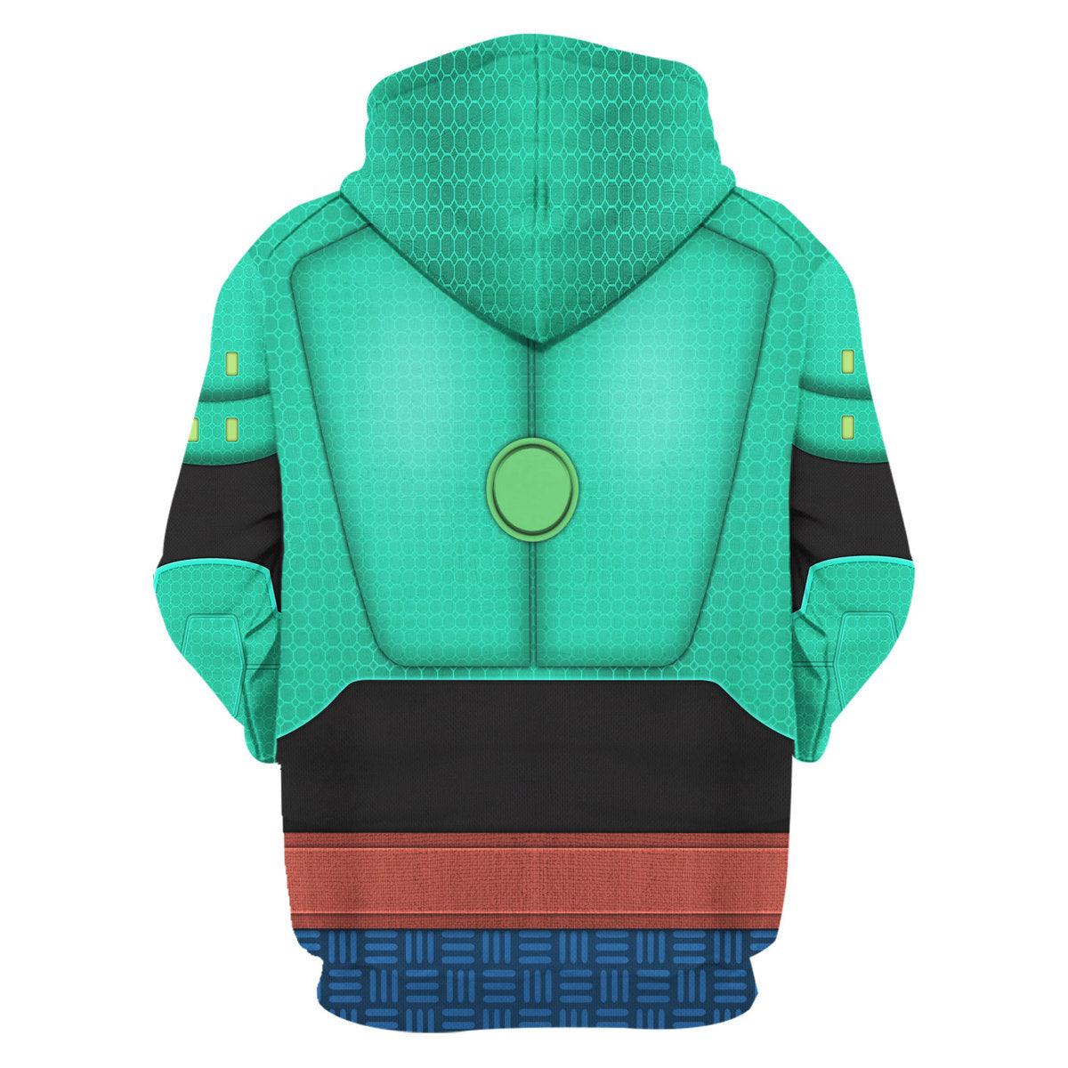 Gearhomie Wasabi Super Armor Cosplay Costume Hoodie Sweatshirt T-Shirt Sweatpants - Gearhomie.com