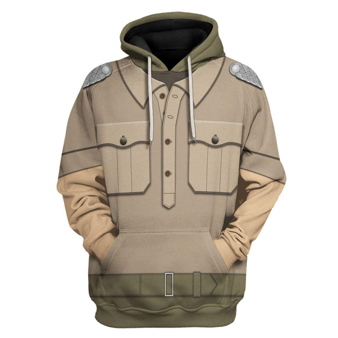 Gearhomie Wehrmacht Heer Afrikakorps Officers Costume Hoodie Sweatshirt T-Shirt Tracksuit - Gearhomie.com