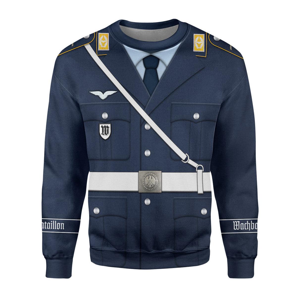 Gearhomie West German Luftwaffe Wachbataillon Gefreiter Costume Hoodie Sweatshirt T-Shirt Tracksuit - Gearhomie.com