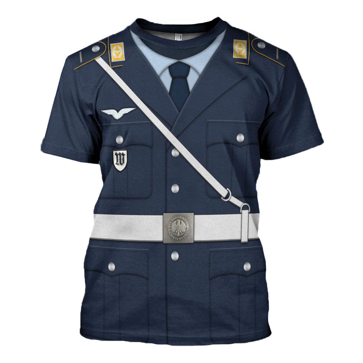 Gearhomie West German Luftwaffe Wachbataillon Gefreiter Costume Hoodie Sweatshirt T-Shirt Tracksuit - Gearhomie.com