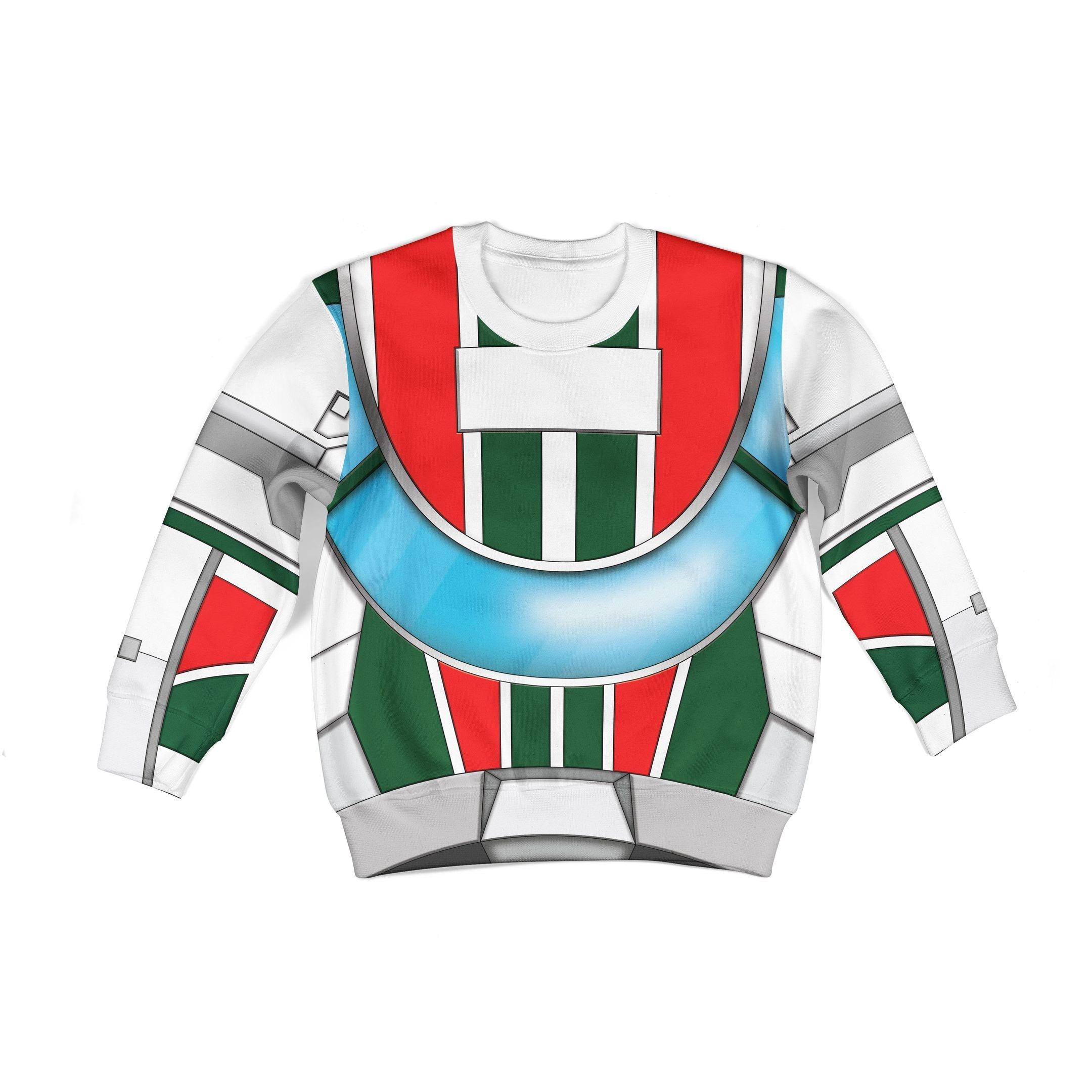Gearhomie Wheeljack Kid Costume Cosplay Hoodie Sweatshirt T-Shirt - Gearhomie.com