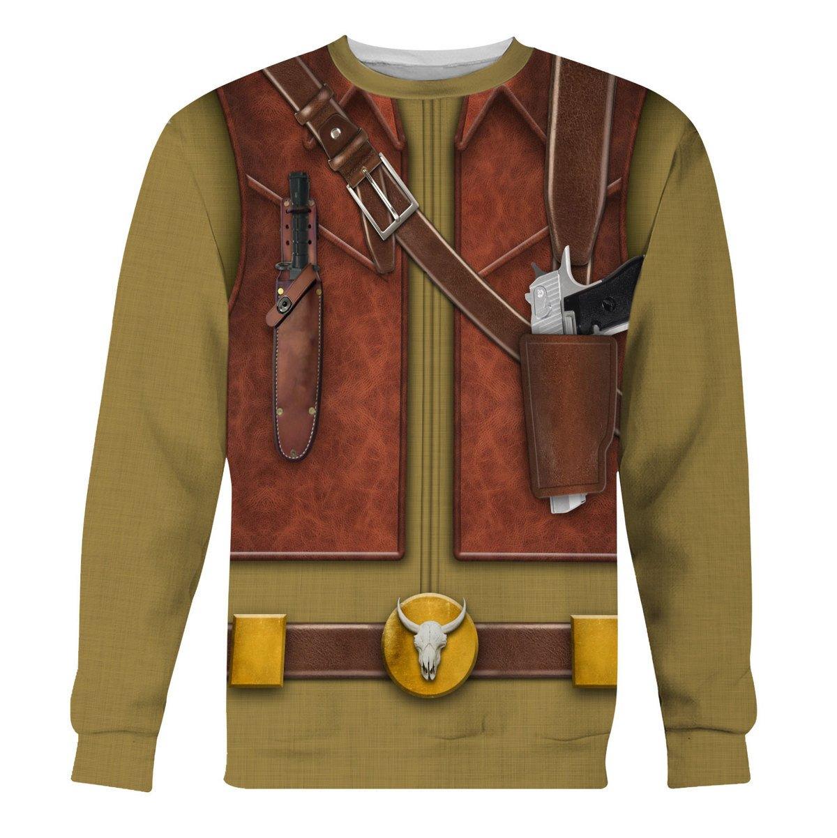 Gearhomie Wild Bill Costumes Hoodie Sweatshirt T-Shirt - DucG
