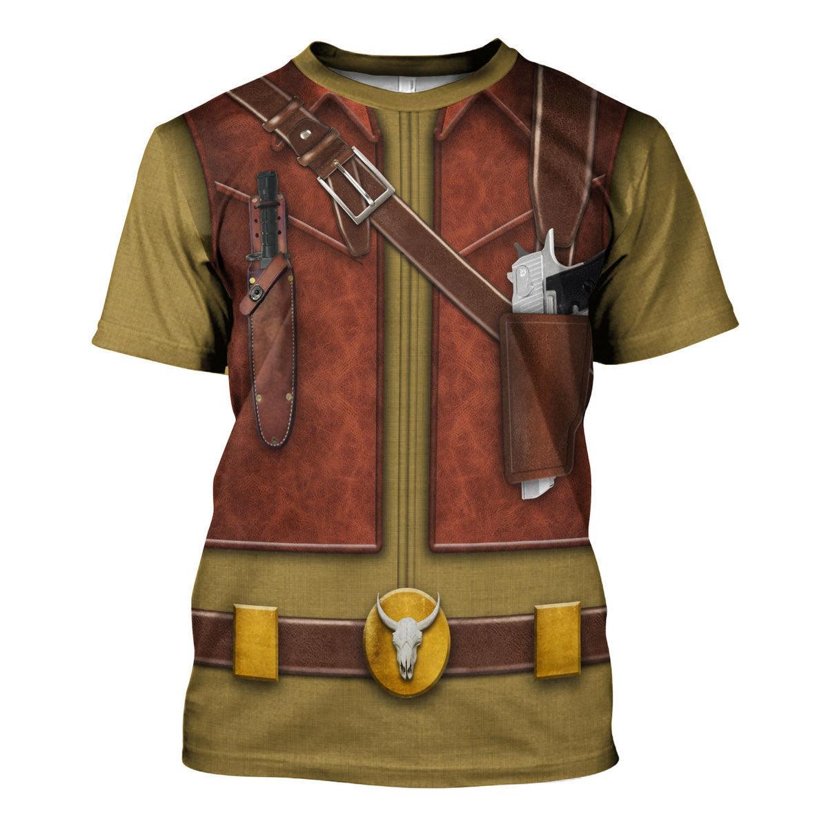 Gearhomie Wild Bill Costumes Hoodie Sweatshirt T-Shirt - DucG
