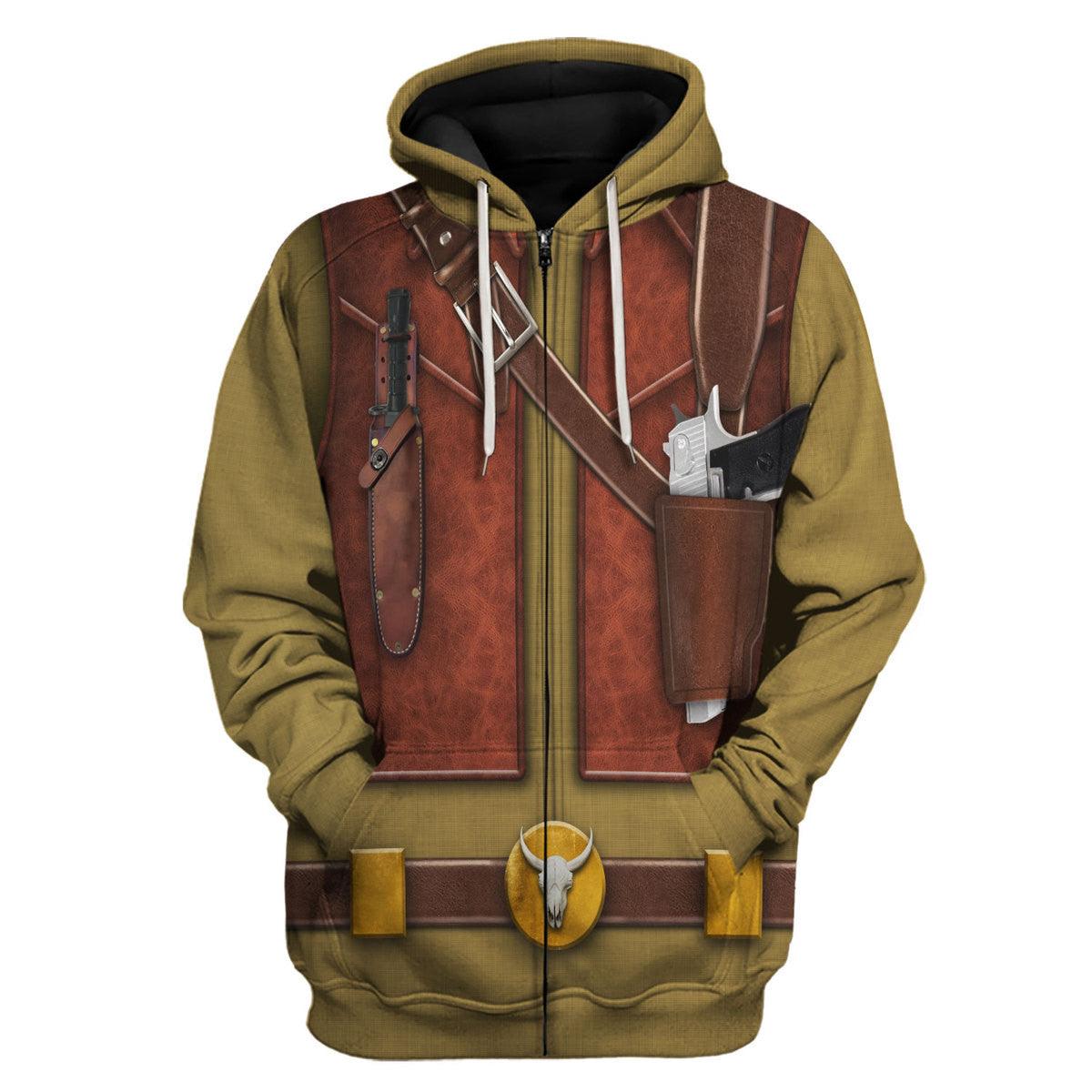 Gearhomie Wild Bill Costumes Hoodie Sweatshirt T-Shirt - DucG