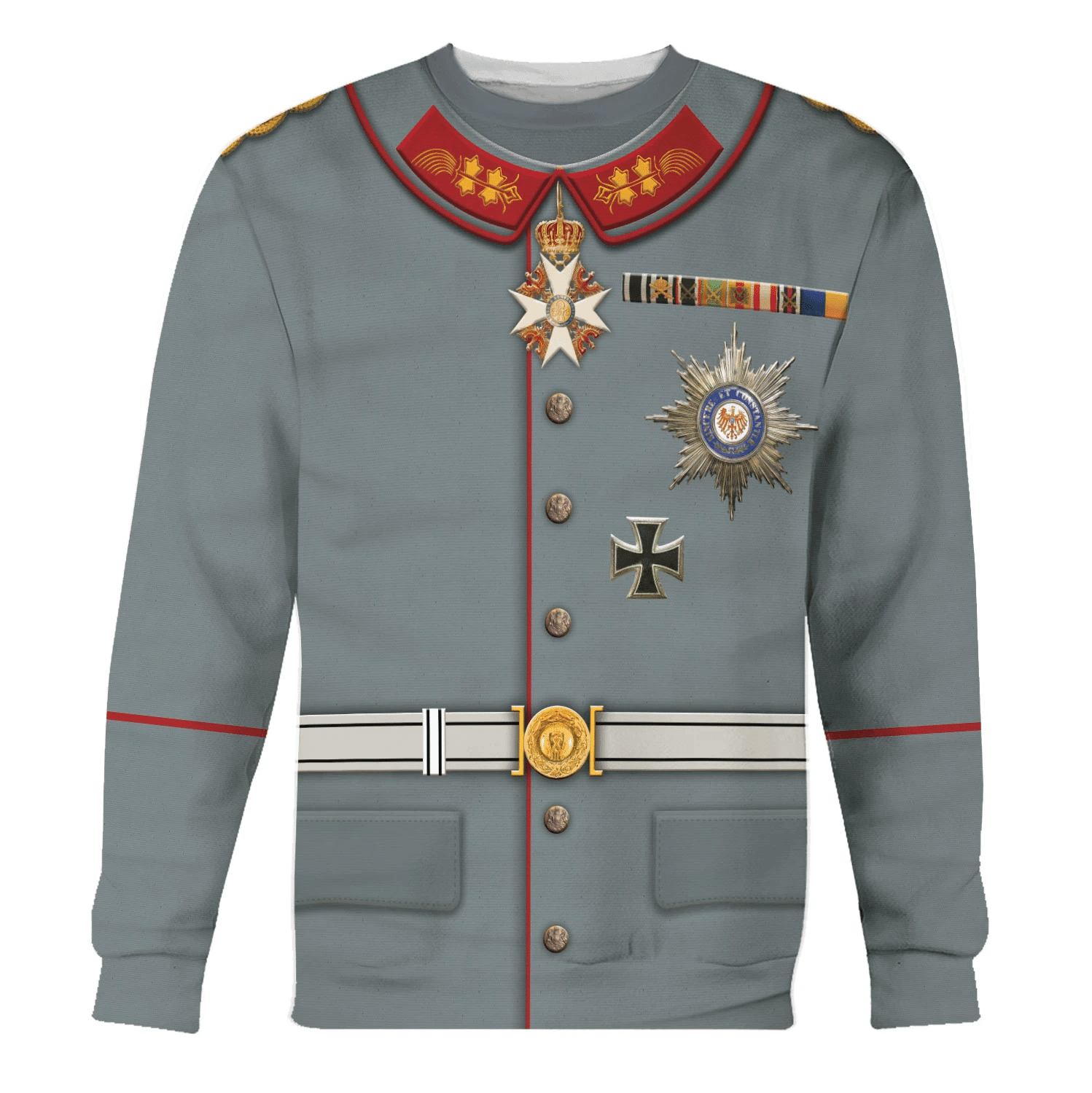 Gearhomie Wilhelm II Former German Emperor Costume Hoodie Sweatshirt T-Shirt Tracksuit - Gearhomie.com