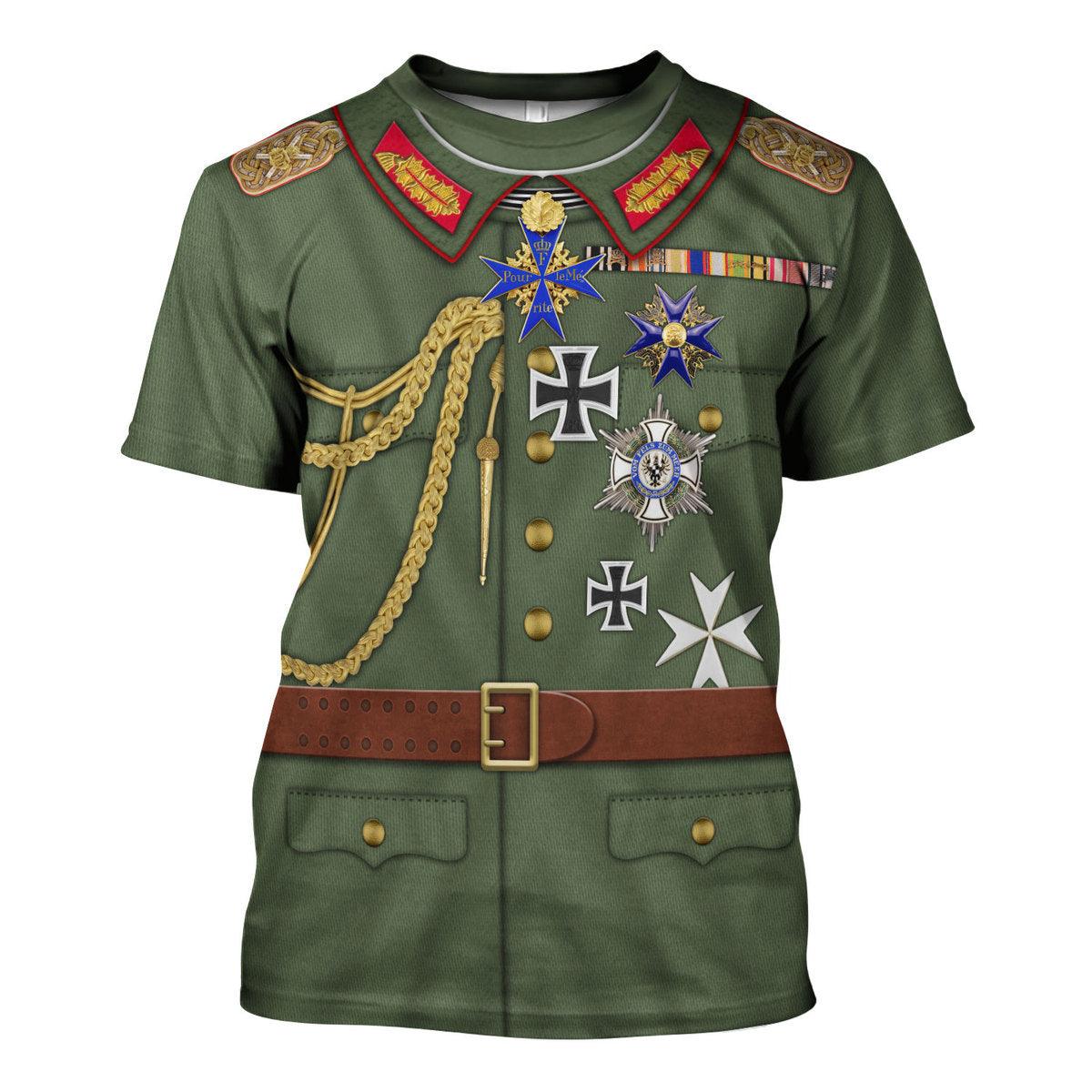 Gearhomie Wilhelm II Uniform German Emperor Costume Hoodie Sweatshirt T-Shirt Tracksuit - Gearhomie.com