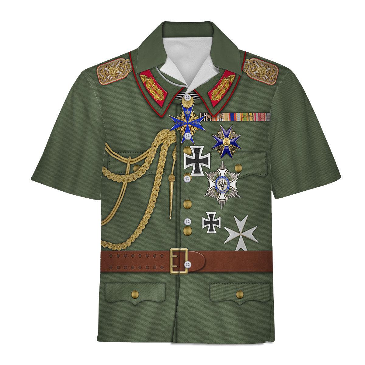 Gearhomie Wilhelm II Uniform German Emperor Costume Hoodie Sweatshirt T-Shirt Tracksuit - Gearhomie.com