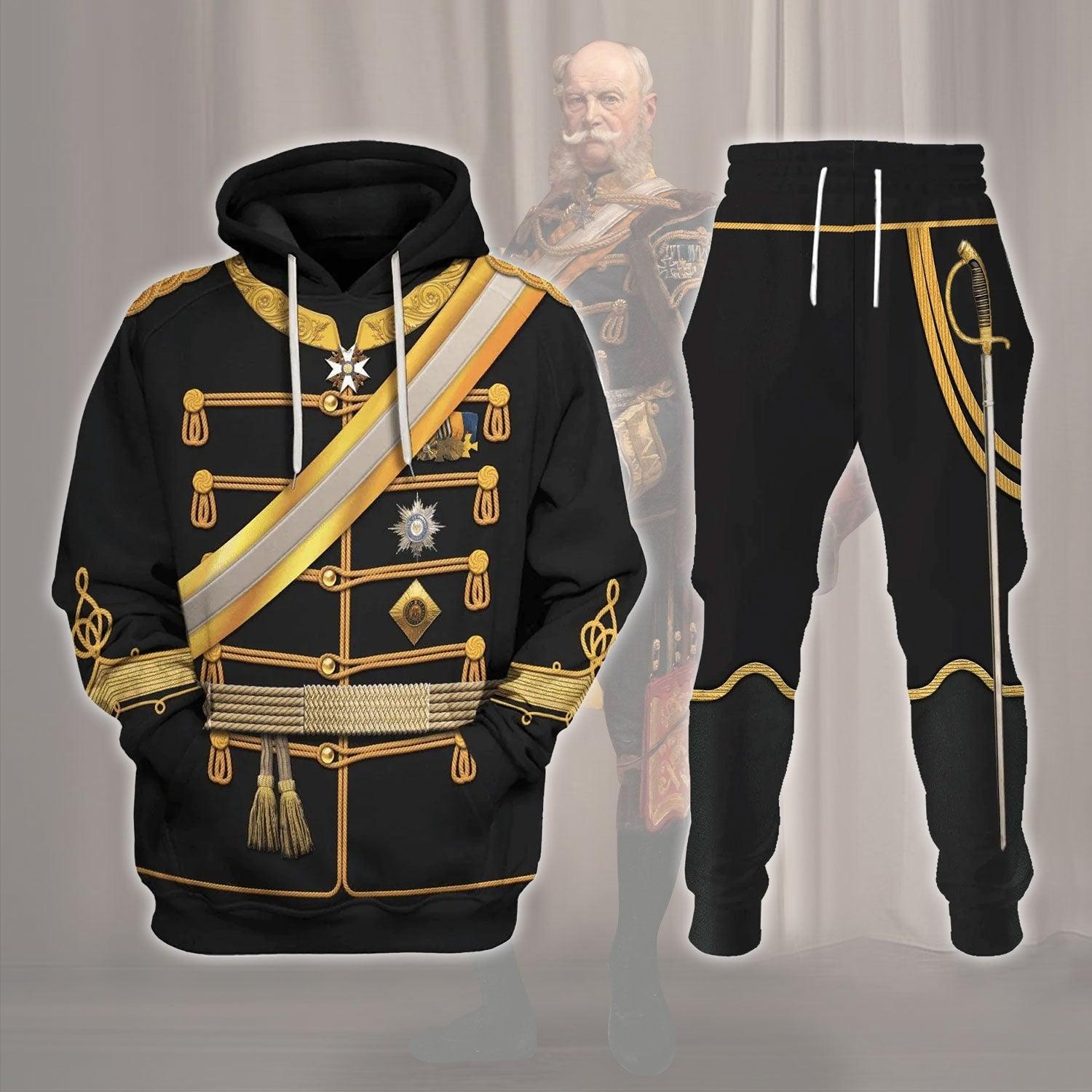 Gearhomie William I German Emperor Costume Hoodie Sweatshirt T-Shirt Tracksuit - Gearhomie.com