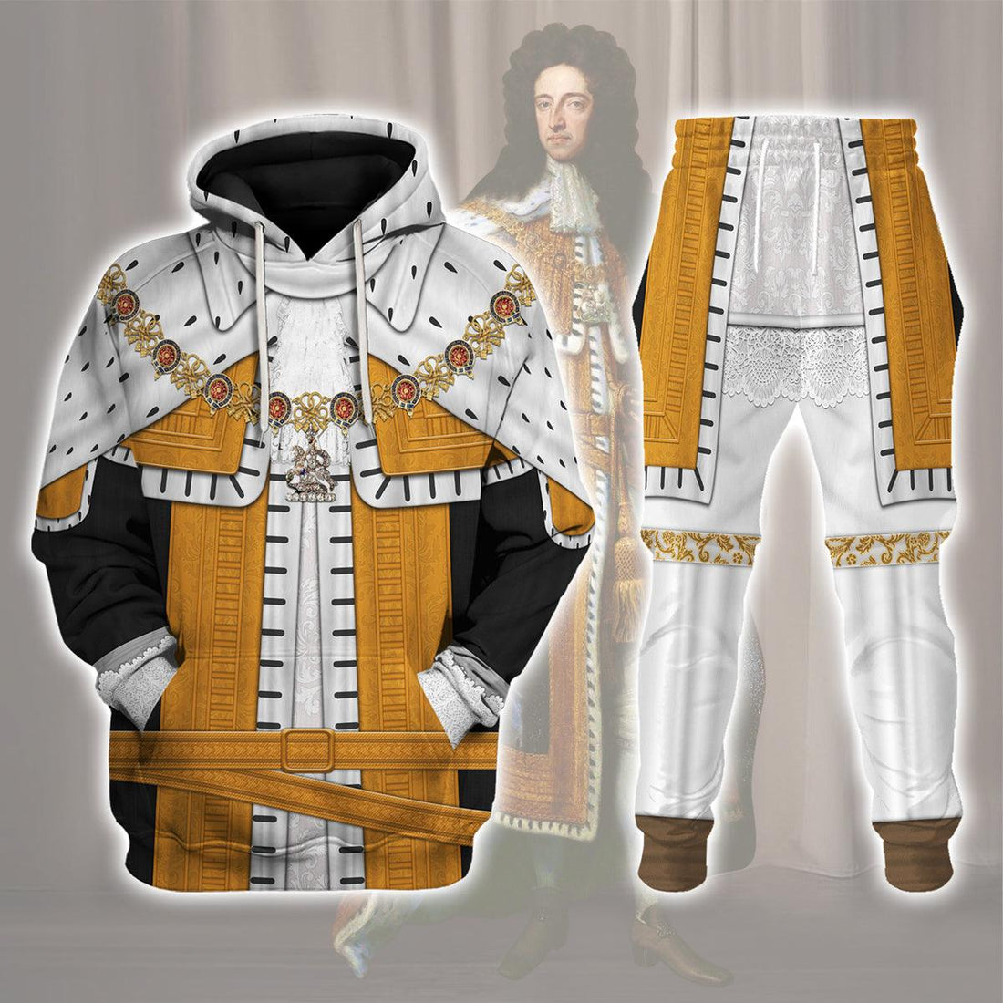 Gearhomie William III Costume Hoodie Sweatshirt T-Shirt Tracksuit - Gearhomie.com