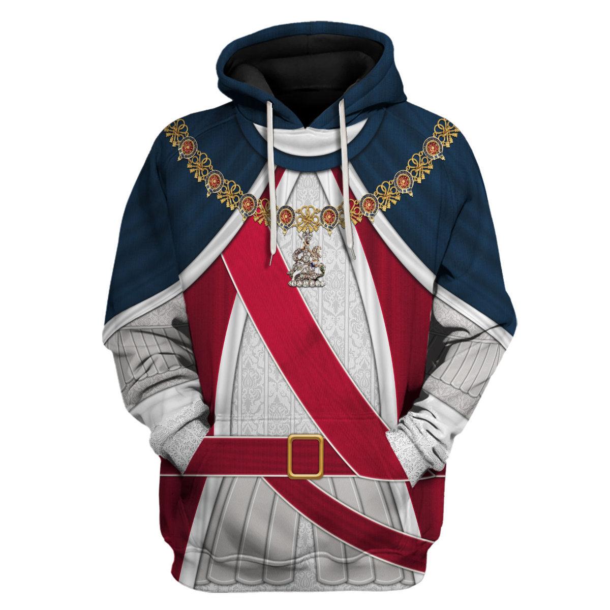 Gearhomie William IV of England Costume Hoodie Sweatshirt T-Shirt Tracksuit - Gearhomie.com