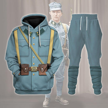 Gearhomie World War I Austro Hungarian Soldiers Costume Hoodie Sweatshirt T-Shirt Tracksuit - Gearhomie.com