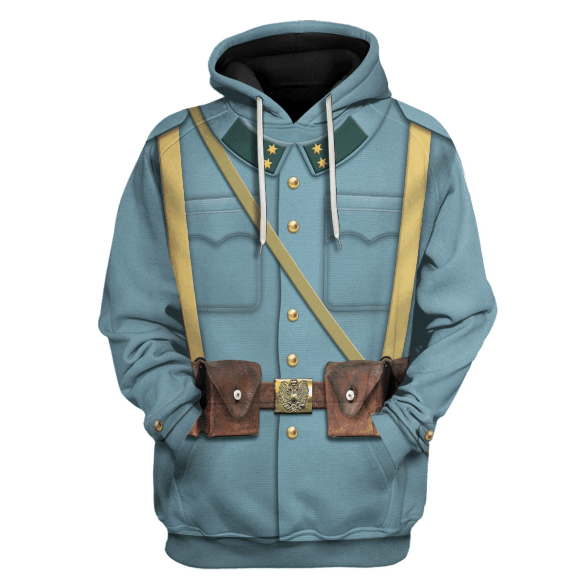 Gearhomie World War I Austro Hungarian Soldiers Costume Hoodie Sweatshirt T-Shirt Tracksuit - Gearhomie.com