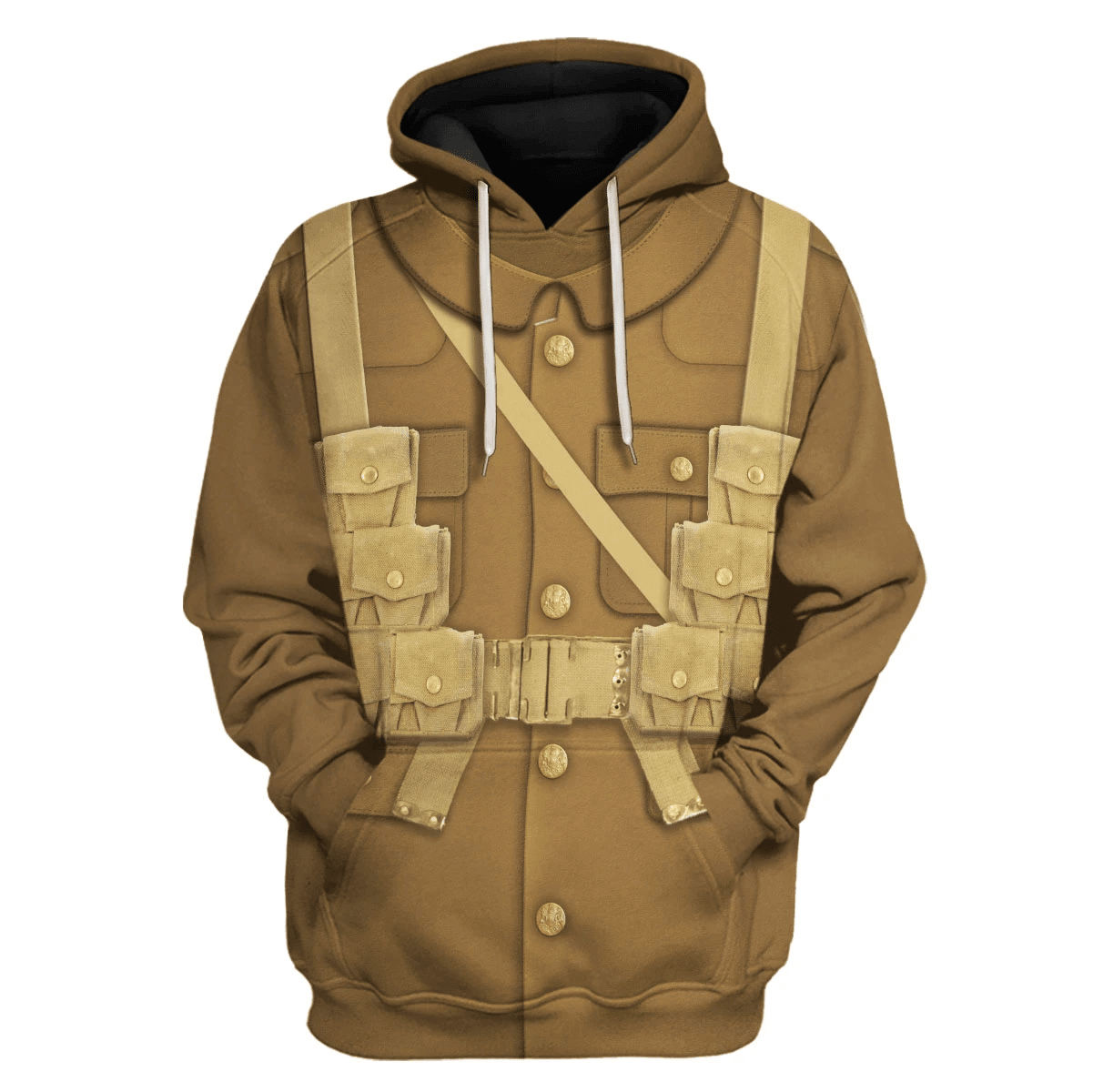Gearhomie World War I British Soldiers Costume Hoodie Sweatshirt T-Shirt Tracksuit - Gearhomie.com