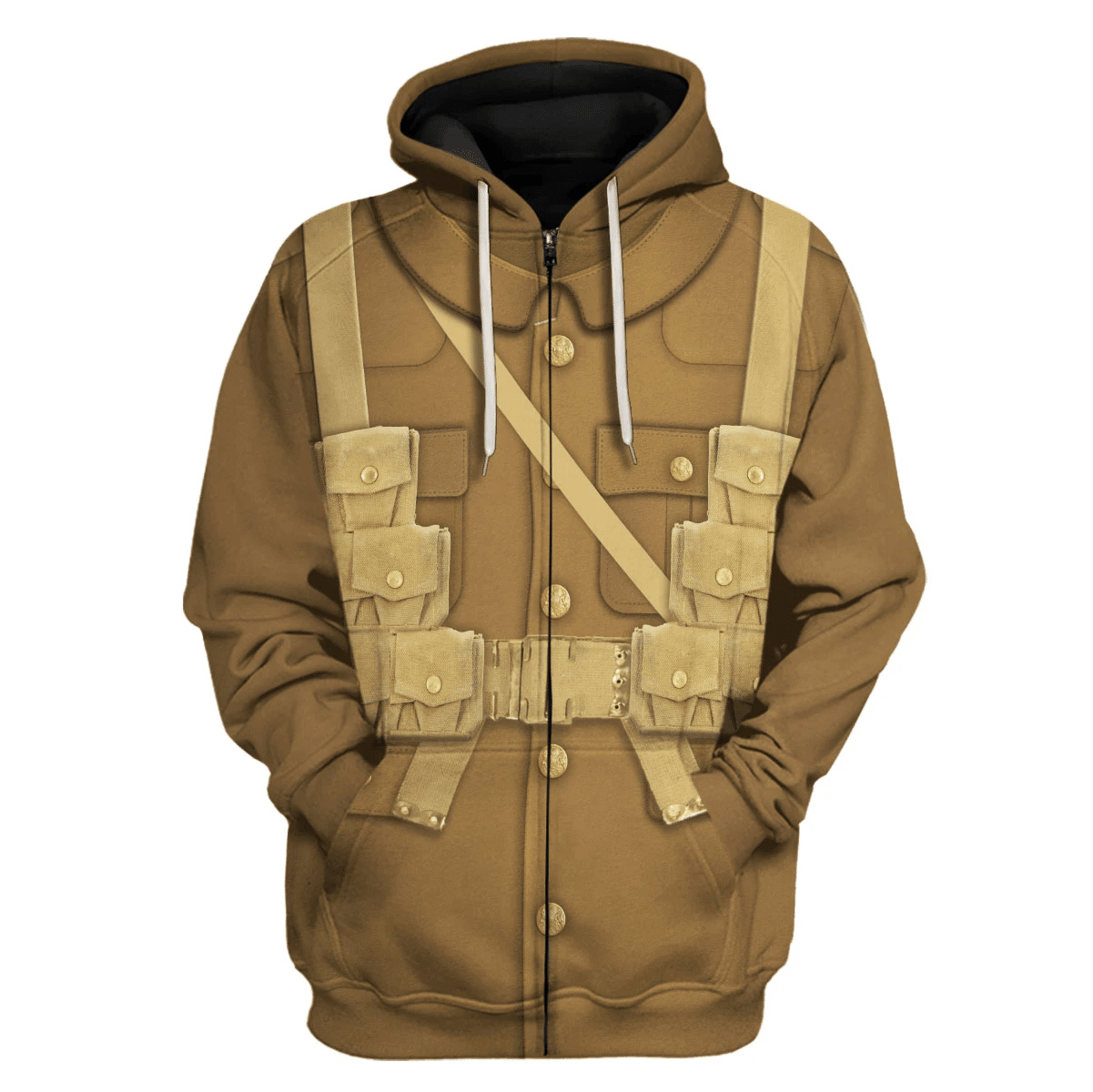Gearhomie World War I British Soldiers Costume Hoodie Sweatshirt T-Shirt Tracksuit - Gearhomie.com