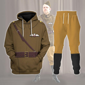 Gearhomie WW1 British Royal Flying Corps Costume Hoodie Sweatshirt T-Shirt Tracksuit - Gearhomie.com