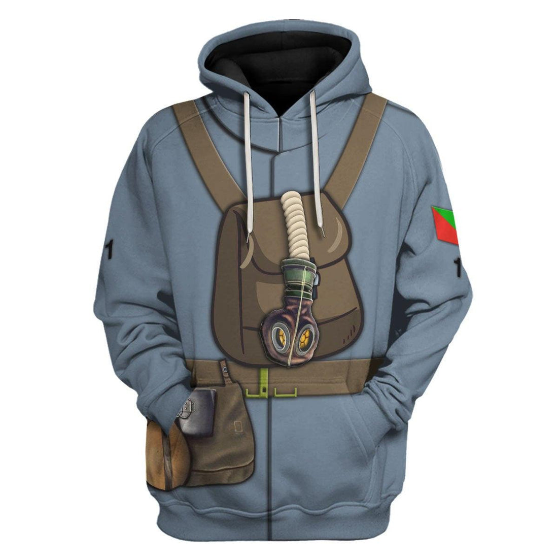 Gearhomie WW1 Flanders Portuguese Lewis Gun Crew Costume Hoodie Sweatshirt T-Shirt Tracksuit - Gearhomie.com
