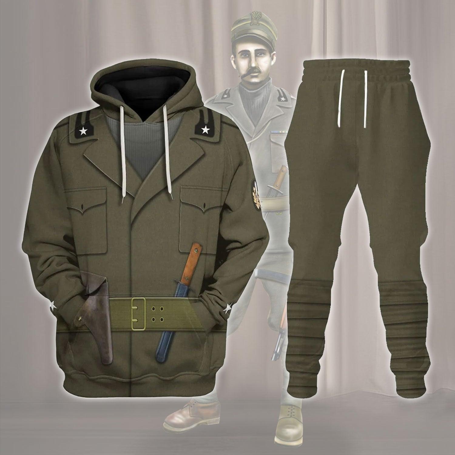 Gearhomie WW1 - Italia, 1918 - Sottotenente degli Arditi Costume Hoodie Sweatshirt T-Shirt Tracksuit - Gearhomie.com