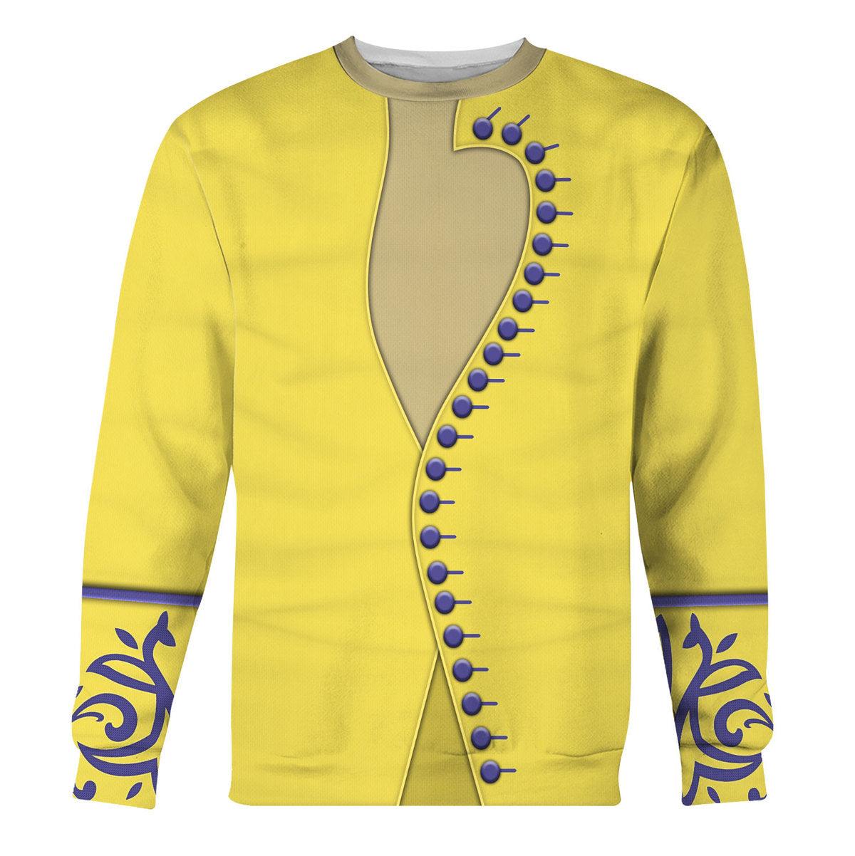 Gearhomie Yellow Cloud Guitar Costume Hoodie Sweatshirt T-Shirt Sweatpants - Gearhomie.com
