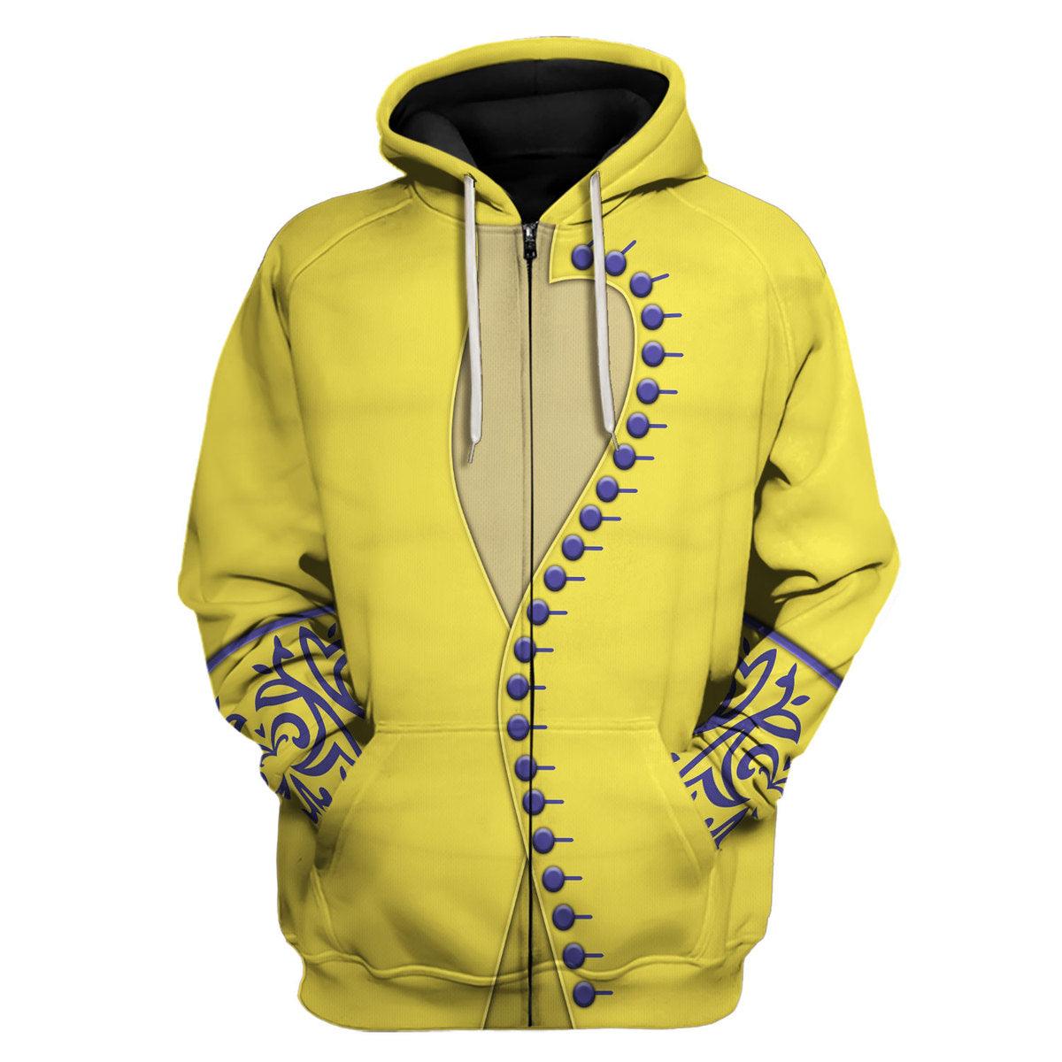 Gearhomie Yellow Cloud Guitar Costume Hoodie Sweatshirt T-Shirt Sweatpants - Gearhomie.com