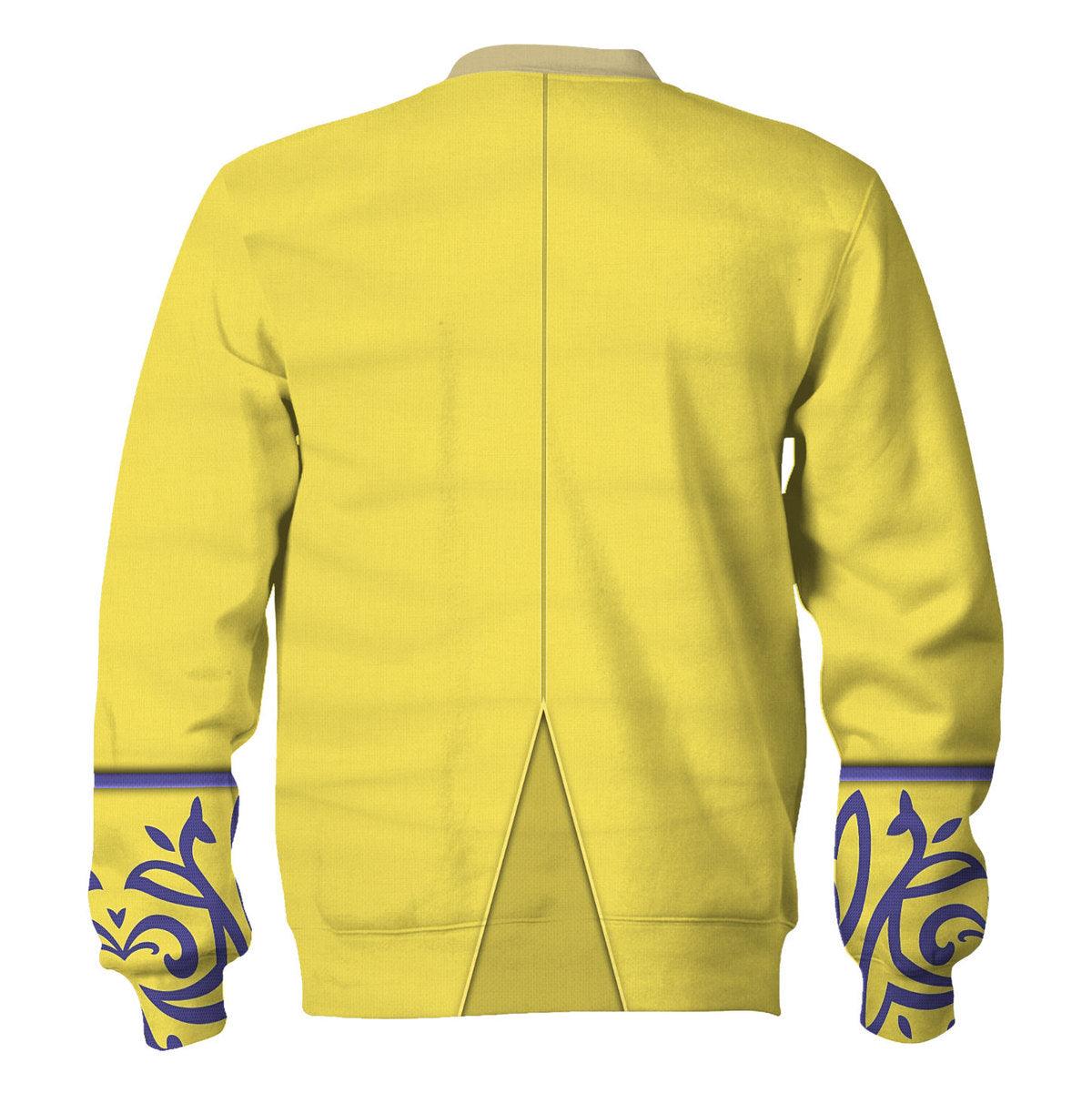 Gearhomie Yellow Cloud Guitar Costume Hoodie Sweatshirt T-Shirt Sweatpants - Gearhomie.com