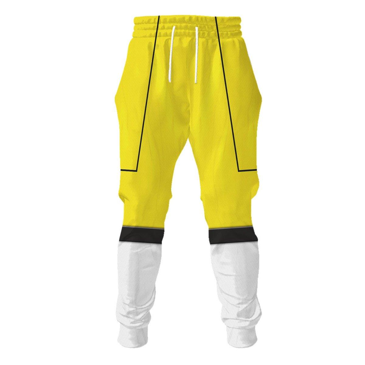 Gearhomie Yellow Power Rangers Turbo Hockey Jersey - Gearhomie.com