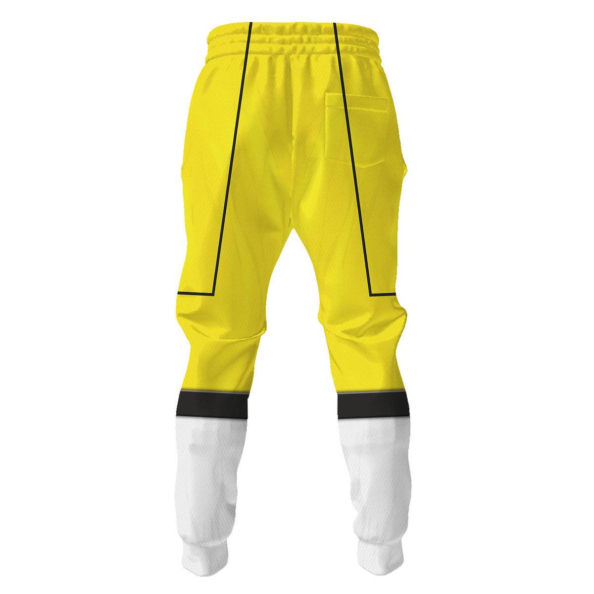 Gearhomie Yellow Power Rangers Turbo Hockey Jersey - Gearhomie.com