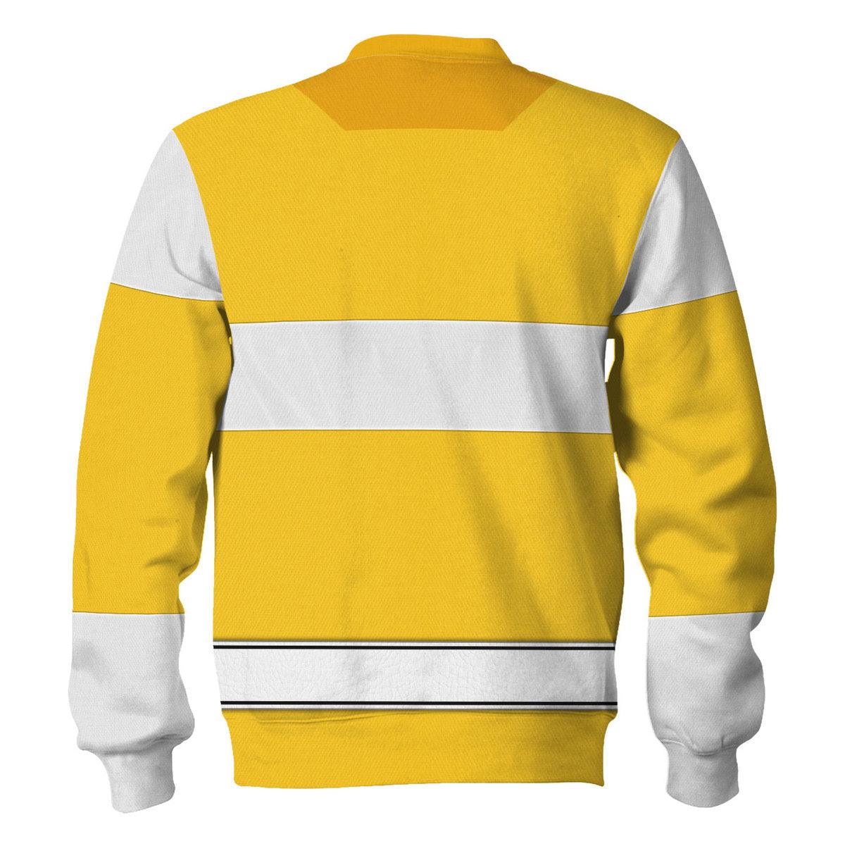 Gearhomie Yellow Space Ranger Hoodies Sweatshirt T-shirt Hawaiian Tracksuit - Gearhomie.com