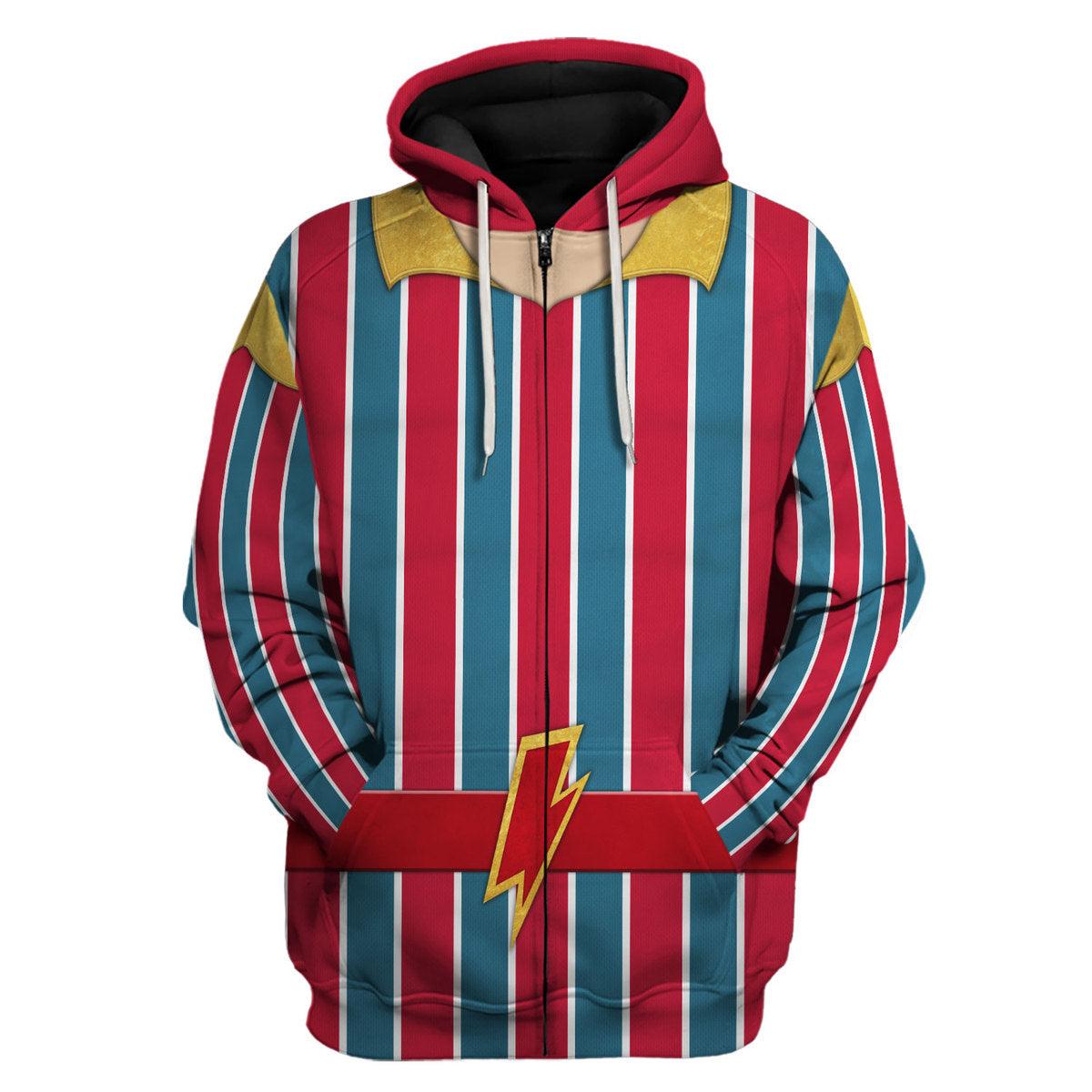 Gearhomie Ziggy Stardust Space Bowie Costume Hoodie Sweatshirt T-Shirt Hawaiian Shirt - Gearhomie.com