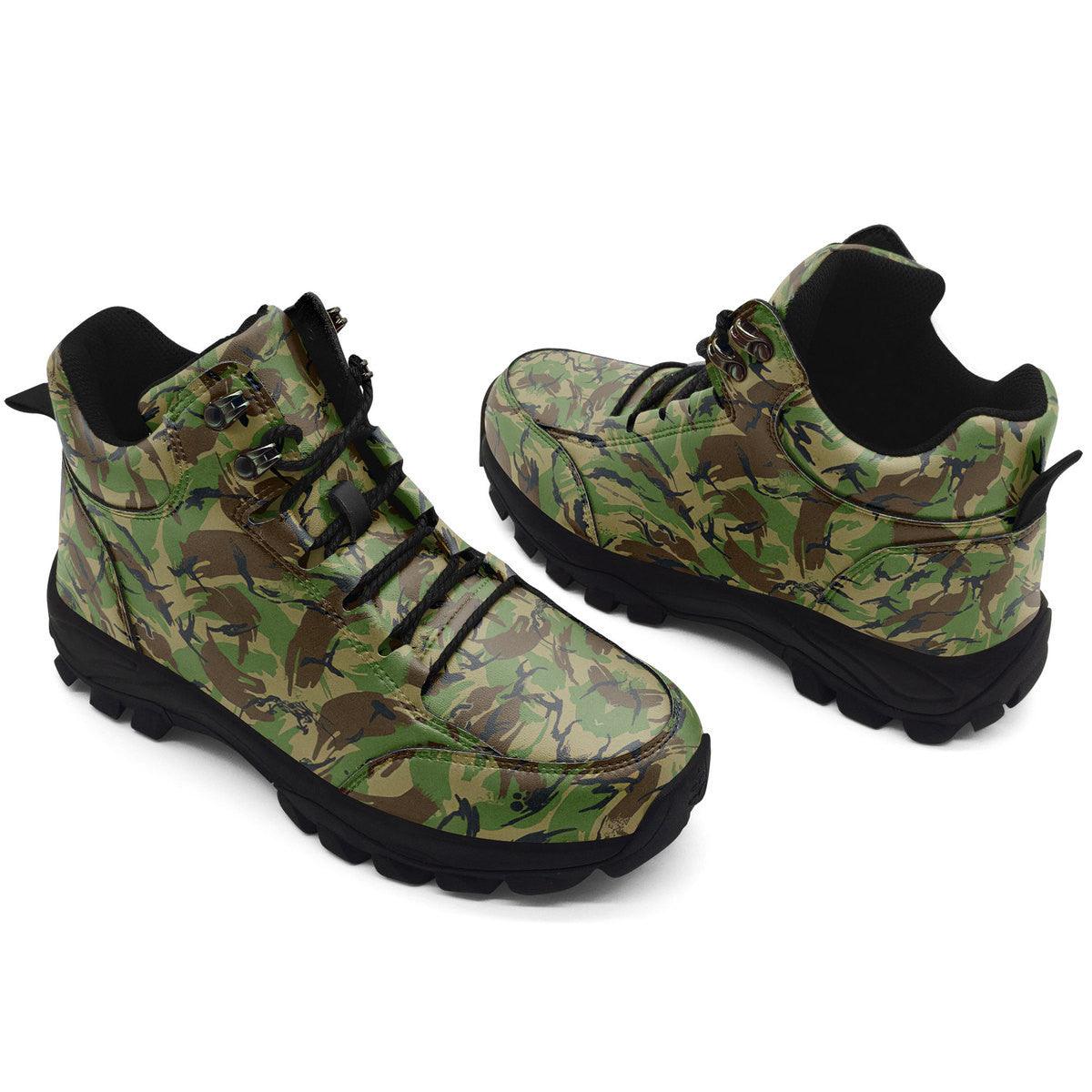 Gearhomies Bristish Disruptive Pattern (DPM) Material British Armed Forces Hiking Shoes - DucG
