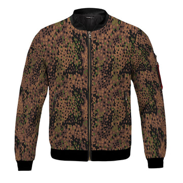 German World War 2 (WWII) Erbsenmuster pattern Pea Dot Camo Bomber Jacket - OodieGang