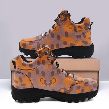 German World War 2 (WWII) Plane Tree (Platanenmuster) Autumn CAMO Hiking Shoes - OodieGang