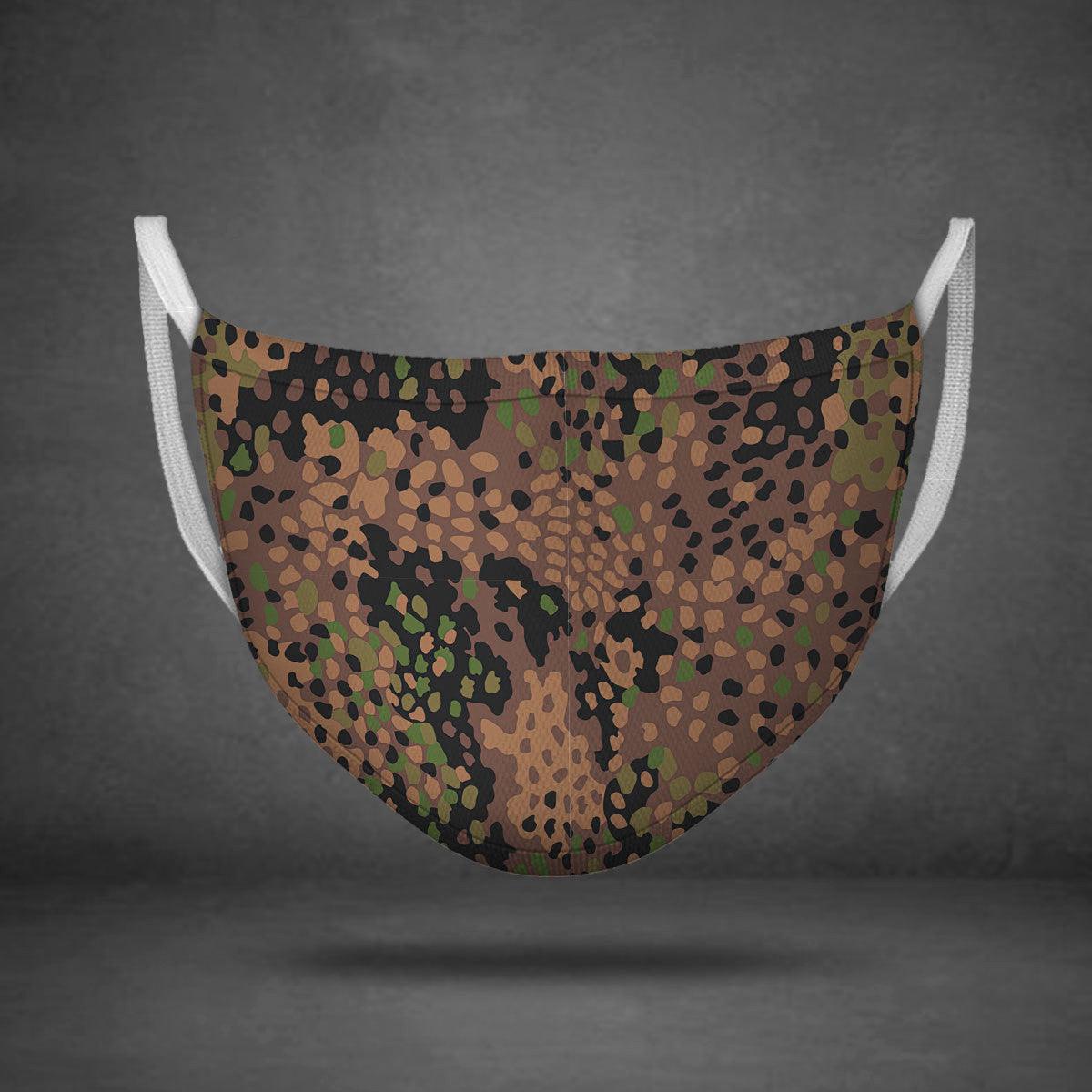 German WWII Erbsenmuster pattern Pea Dot Camo Face Mask - OodieGang