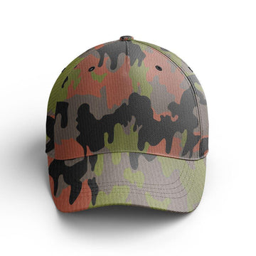 German WWII Leibermuster Camo Cap - DucG
