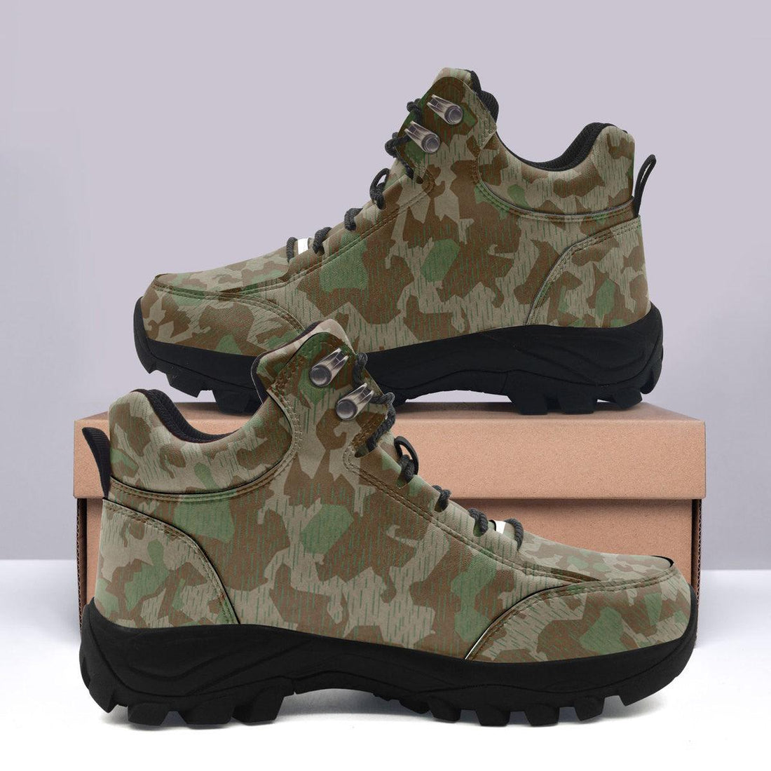 German WWII Nazi Wermacht Luftwaffe Waffen ss Hiking Shoes - OodieGang
