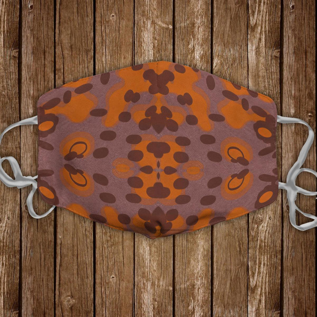 German WWII Plane Tree (Platanenmuster) Autumn Camo Face Mask - OodieGang