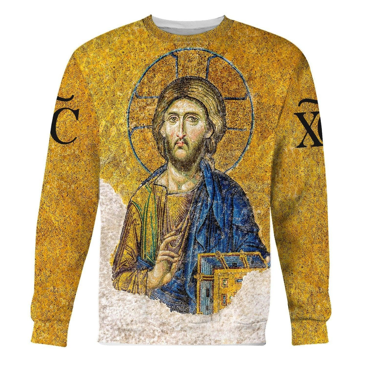 Gold Christian Orthodox Jesus Tops - DucG