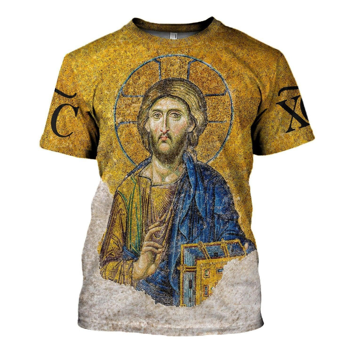 Gold Christian Orthodox Jesus Tops - DucG