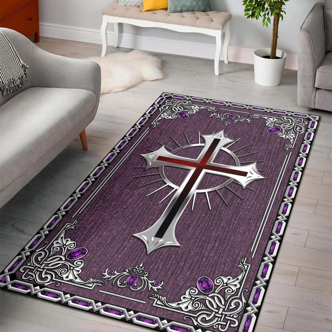Gothic Cross Rug - DucG