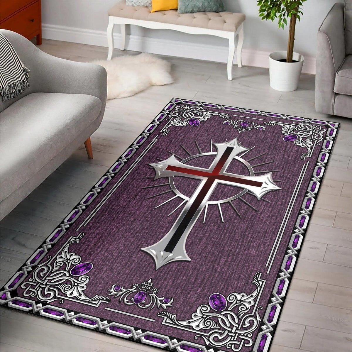 Gothic Cross Rug - DucG
