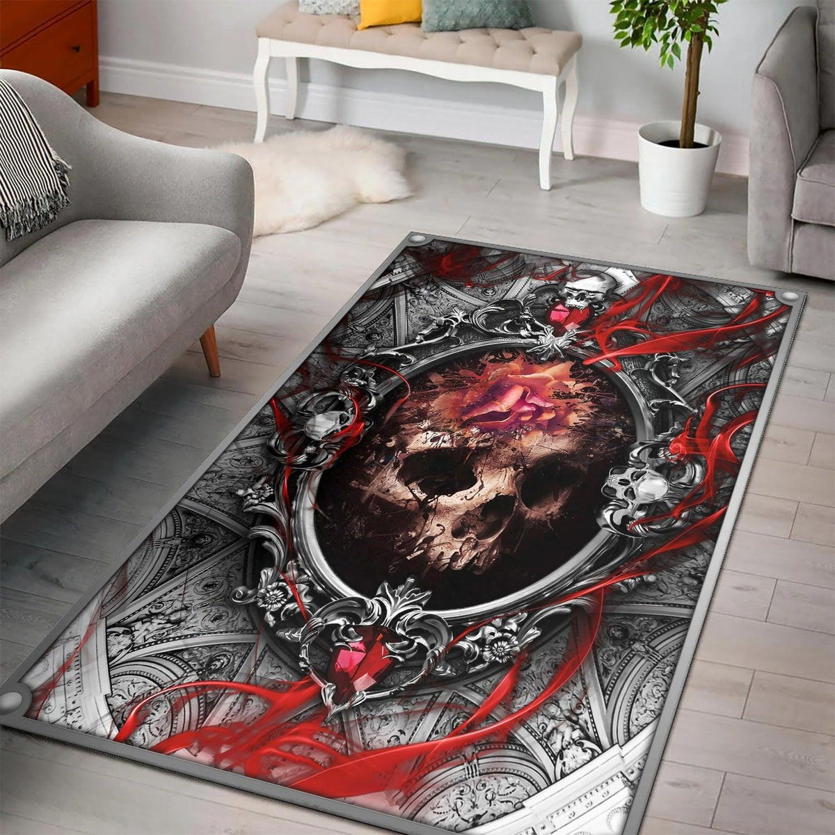 Gothic Skull Rug - DucG