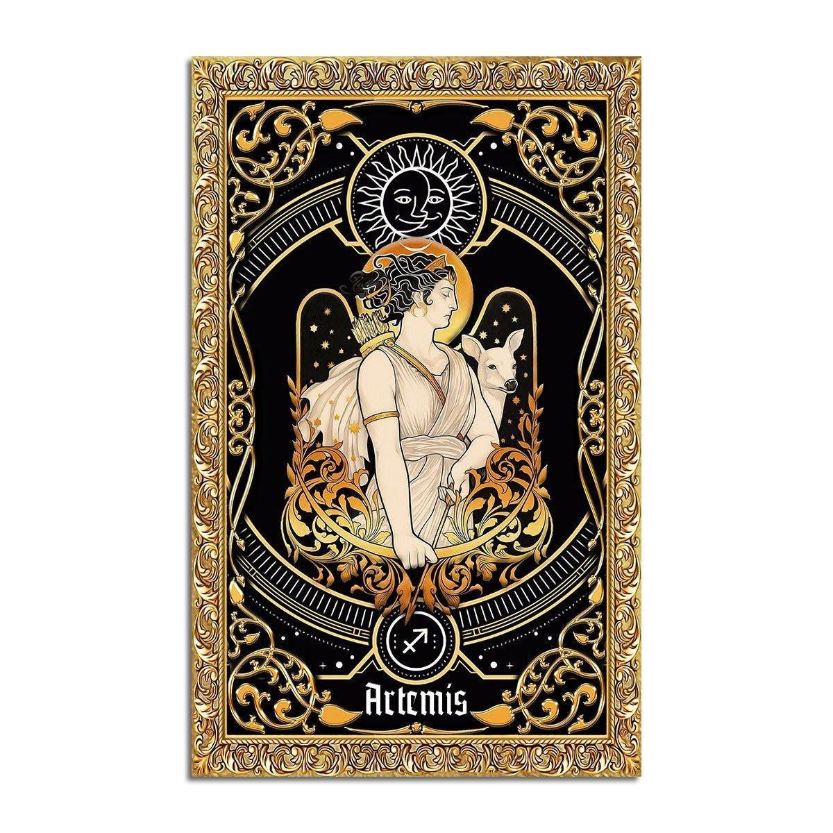 Greek Mythology Artemis Sagittarius Zodiac Rug - DucG
