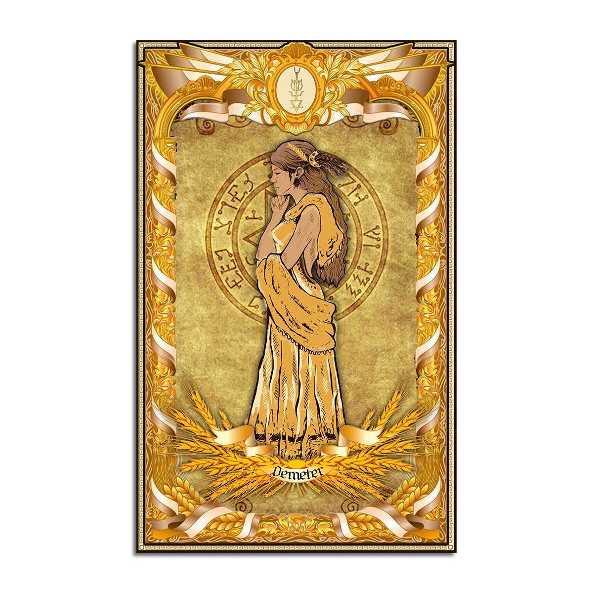 Greek Mythology Demeter Virgo Zodiac Rug - DucG