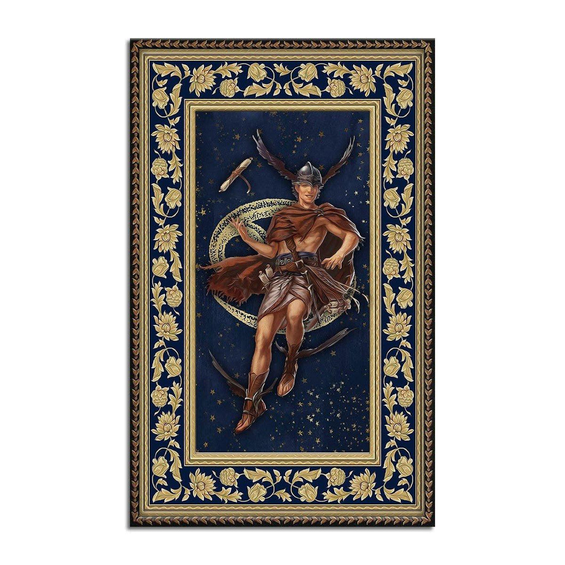 Greek Mythology Hermes Cancer Zodiac Rug - DucG