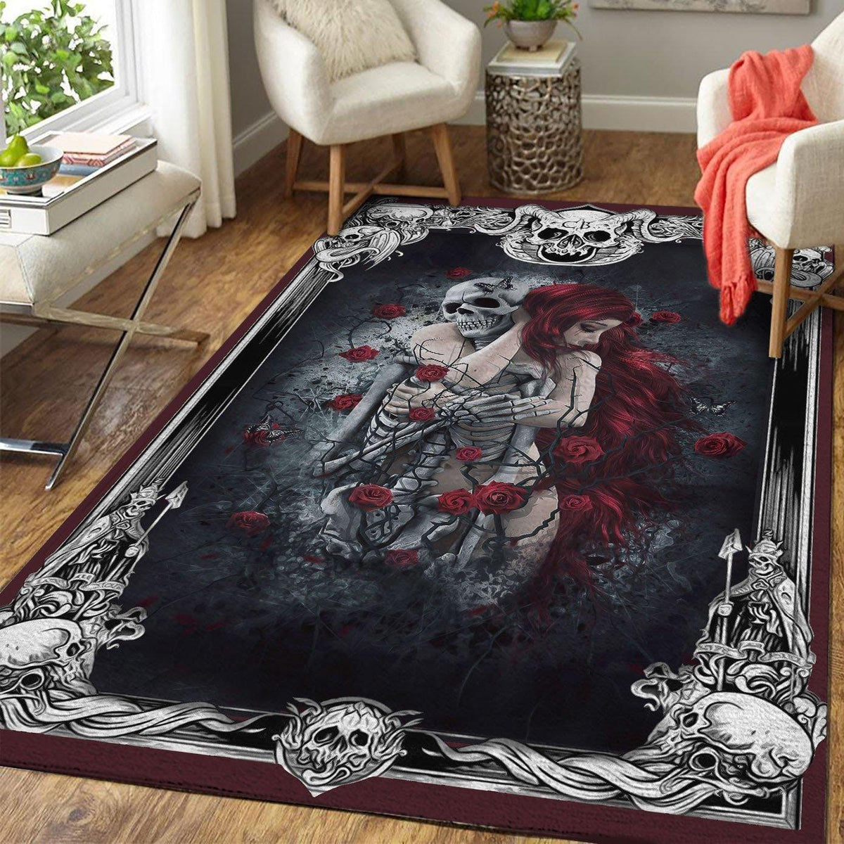 Hated By Many Loved By Plenty Heart Rug - DucG