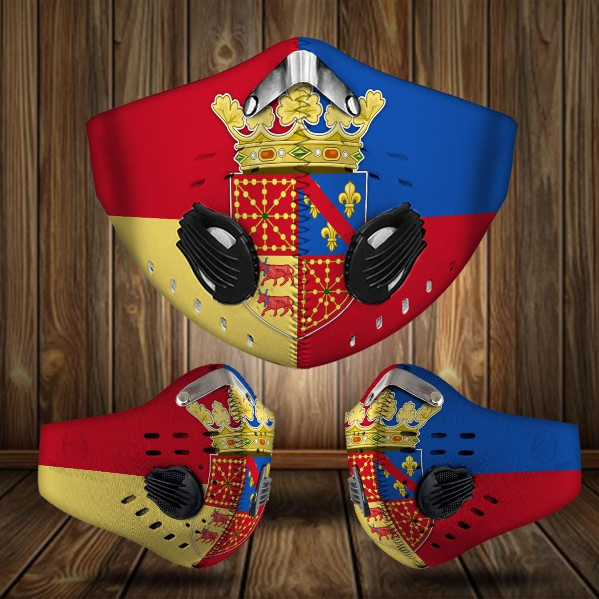 Henry IV of France Face Mask - DucG