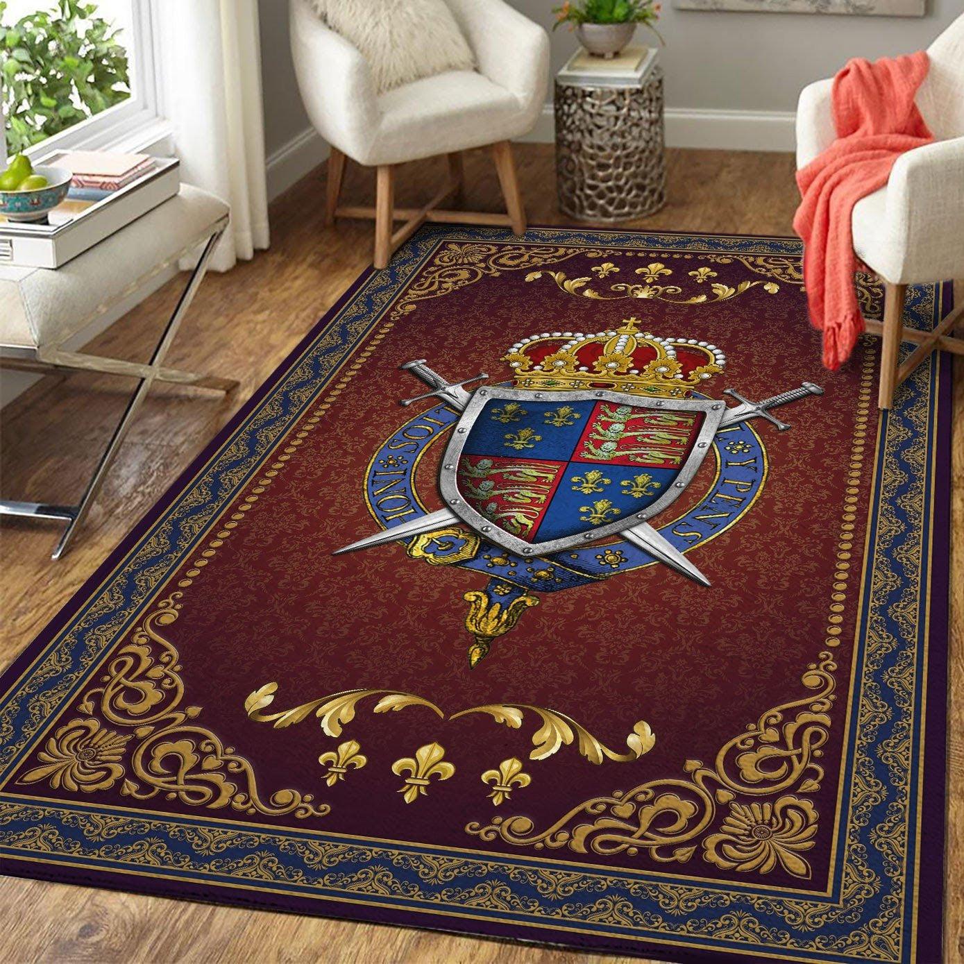 Henry V Coat Of Arms Rug - DucG